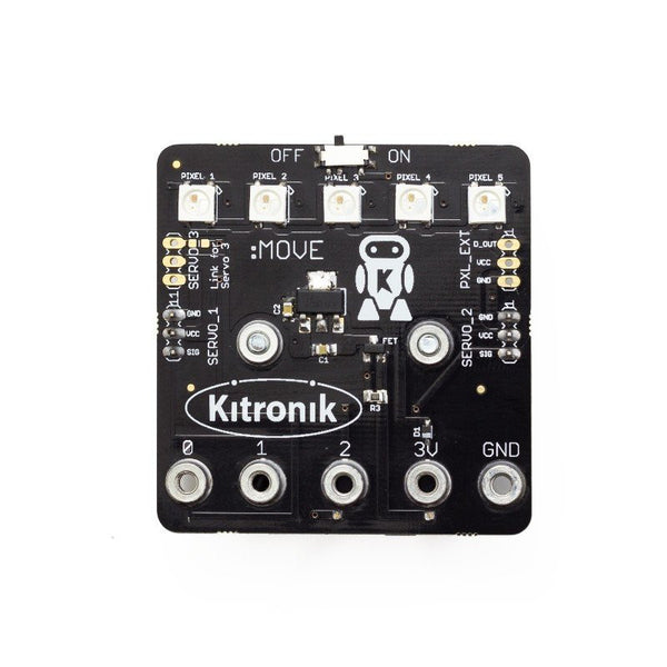 Kitronik Servo:Lite Board for the BBC micro:bit
