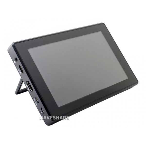 7inch Capacitive Touch Screen LCD (H) with Case, 1024×600, HDMI, IPS, Various Systems Support