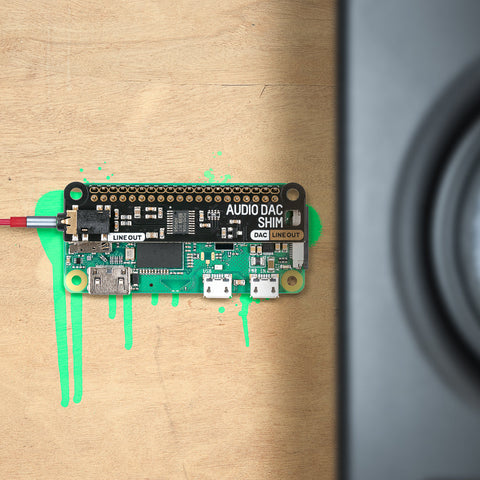 Pimoroni Audio DAC SHIM (Line-Out)