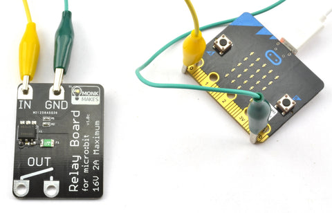 MonkMakes Relay Board for the BBC micro:bit