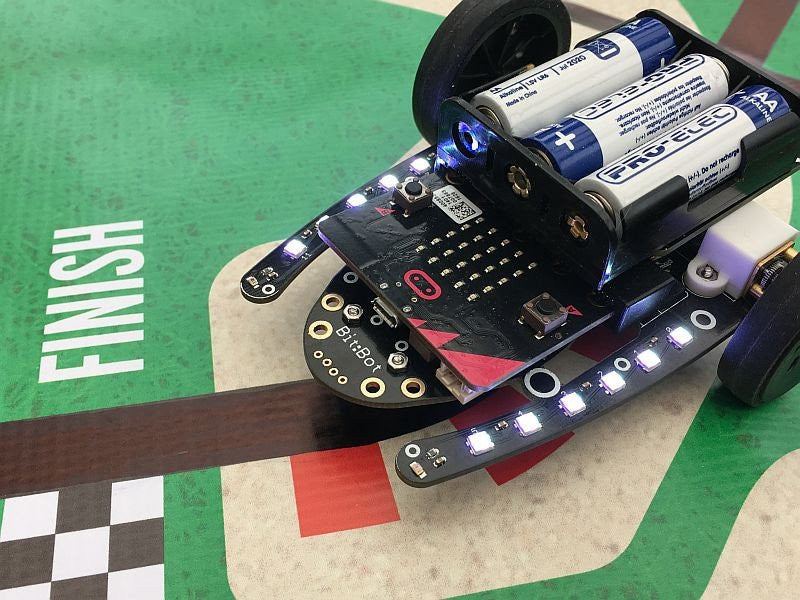 The 4Tronix Bit:Bot BBC micro:bit robot is now in stock in Australia