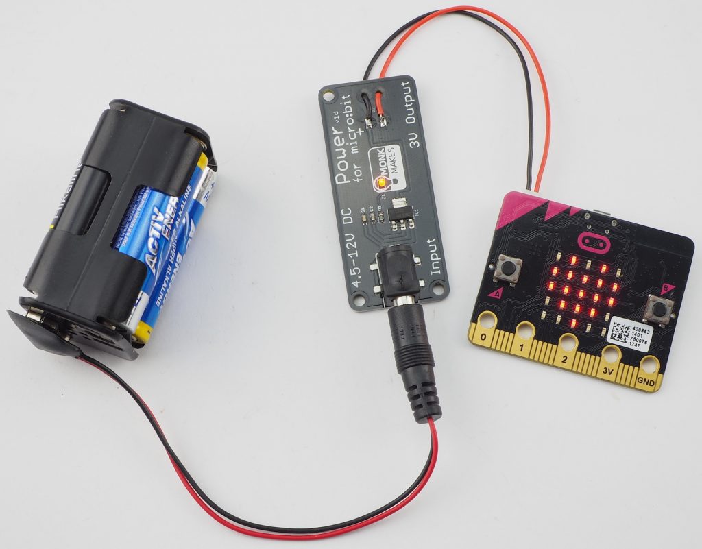 Let your projects run longer with MonkMakes' Power for micro:bit