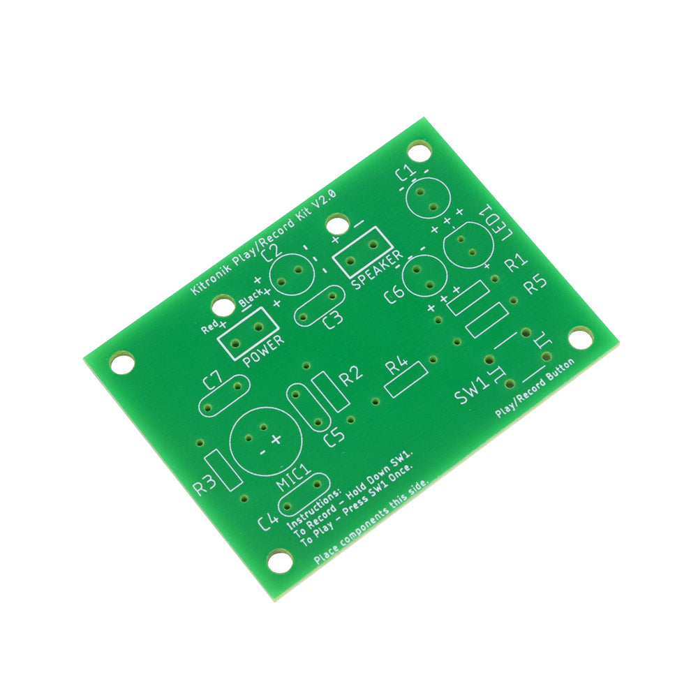 Kitronik 30 Second Record Playback Kit V2.0