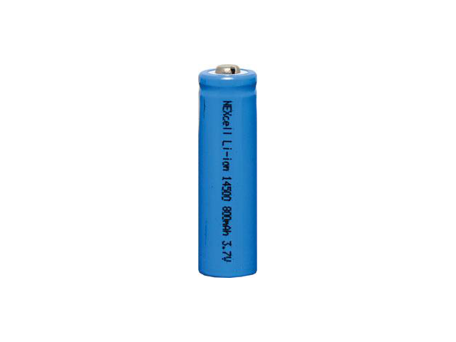14500 lithium ion 3.7V 800mAh Rechargeable Battery