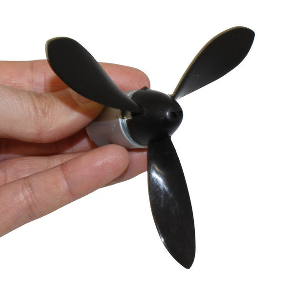 115mm Black Three Blade Propeller