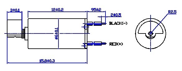 Miniature 3V Vibrating Motor