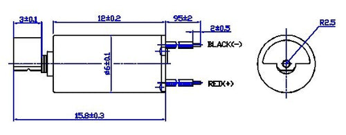 Miniature 3V Vibrating Motor