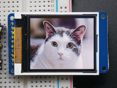 1.8" Color TFT LCD display with MicroSD Card Breakout - ST7735R