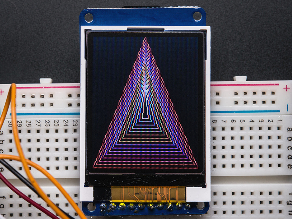 1.8" Color TFT LCD display with MicroSD Card Breakout - ST7735R
