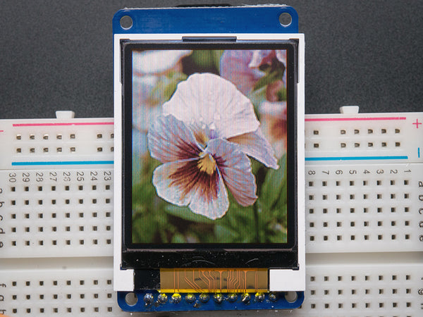 1.8" Color TFT LCD display with MicroSD Card Breakout - ST7735R