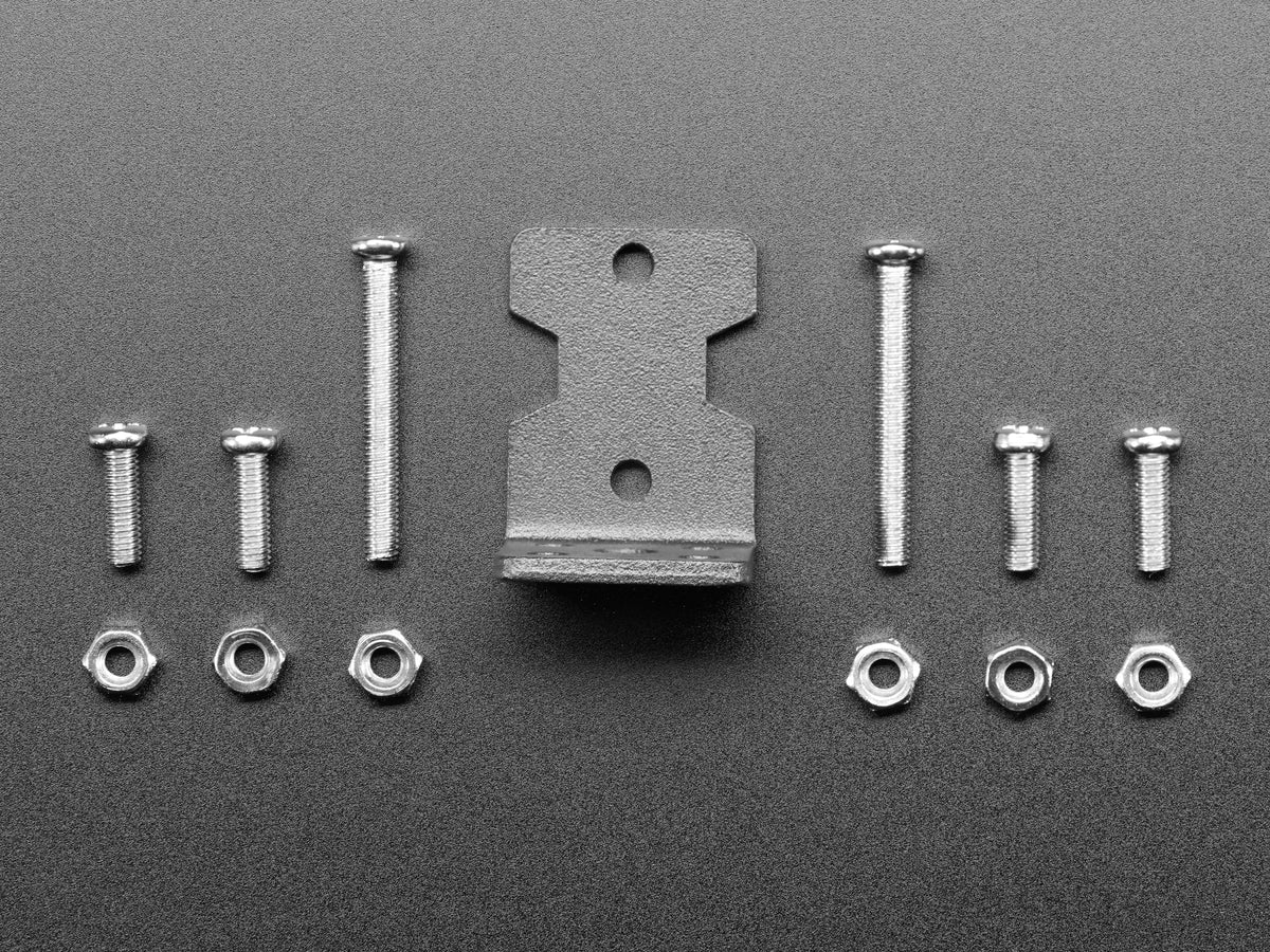 Motor Mount for TT Gearbox DC Motors - L-Bracket Type