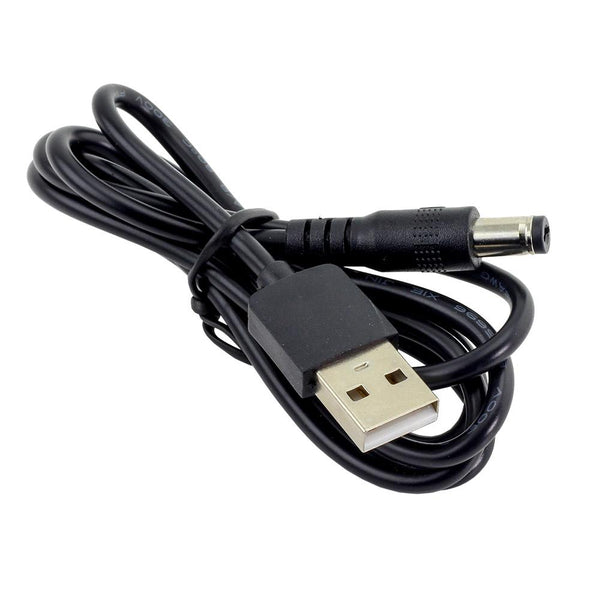 USB-B to  2.1mm Jack Cable, 5V, 2A