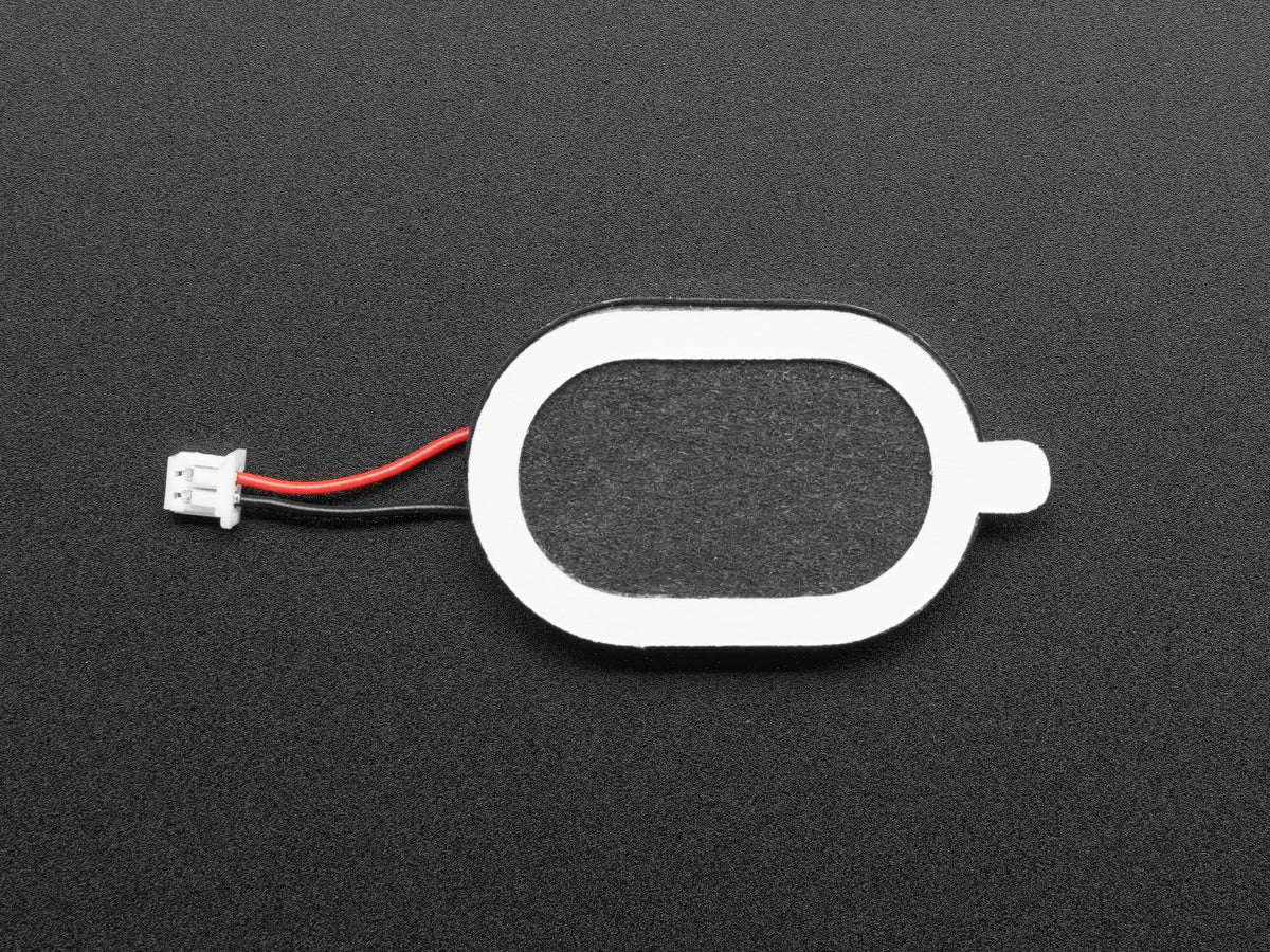 Mini Oval Speaker with Short Wires - 8 Ohm 1 Watt