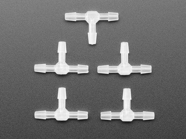 T-Connector For Silicone Tubing - 5 Pack