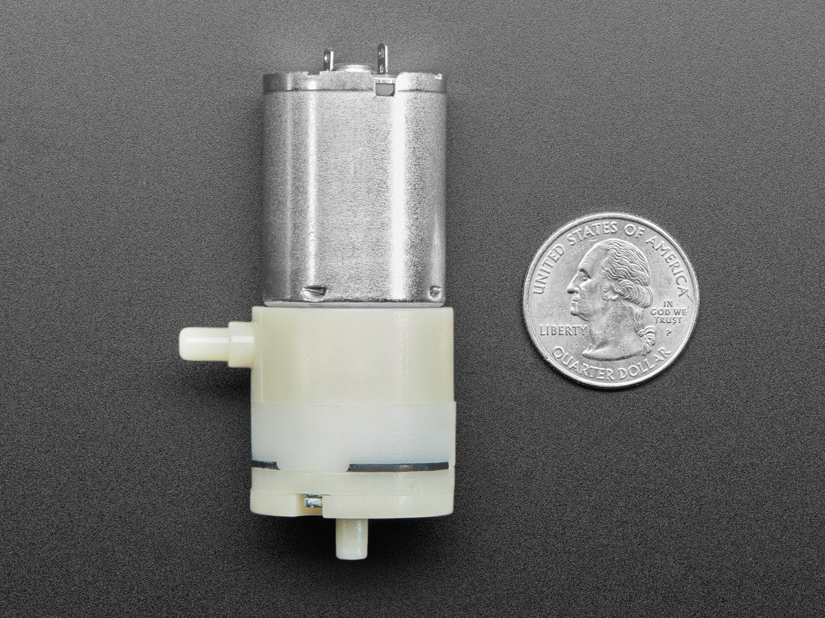 Air Pump and Vacuum DC Motor - 4.5 V and 2.5 LPM - ZR370-02PM