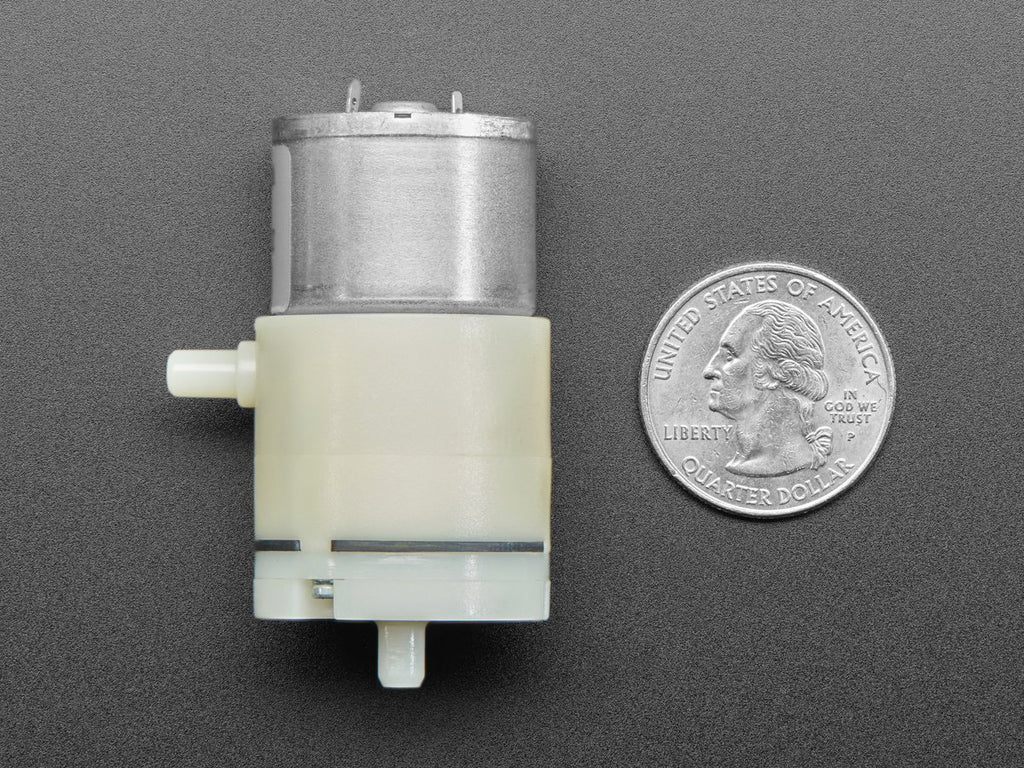 Air Pump and Vacuum DC Motor - 4.5V and 1.8 LPM - ZR320-02PM