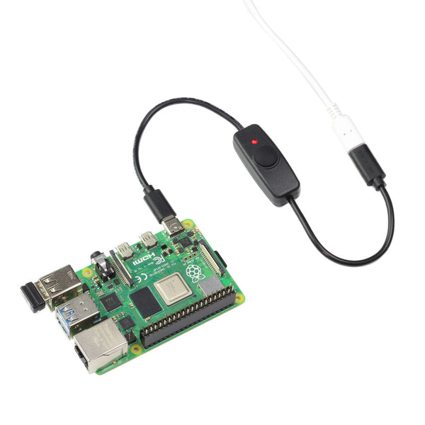 On/off switch adapter for Pi power supply (USB-C Female to Male ...