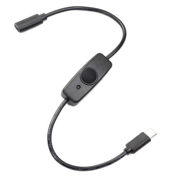 On/off switch adapter for Pi power supply (USB-C Female to Male ...