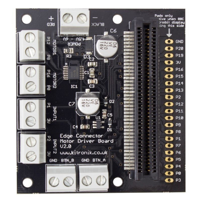 Kitronik Motor Driver Board for the BBC micro:bit V2