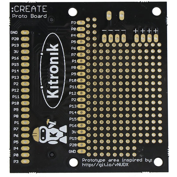 Kitronik :CREATE Proto Board For BBC microbit