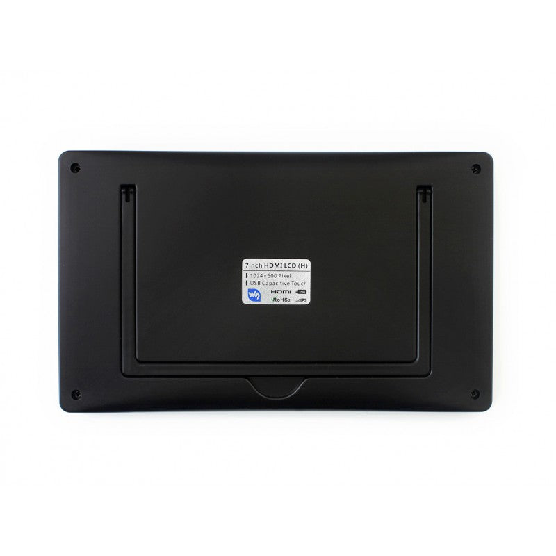 7inch Capacitive Touch Screen LCD (H) with Case, 1024×600, HDMI, IPS, Various Systems Support