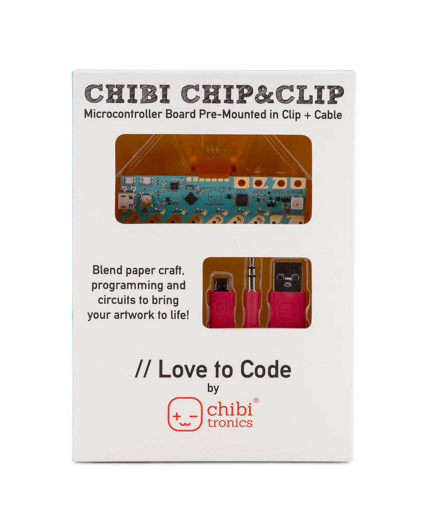 Chibitronics Love to Code Premounted Chibi Chip/Clip