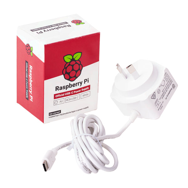 Raspberry Pi Official USB-C Power Supply - AU