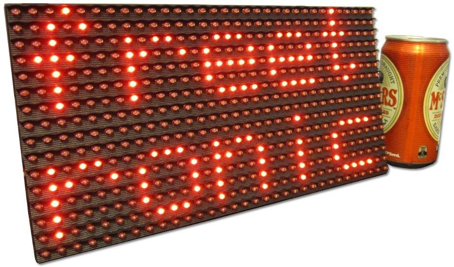 Red LED Dot Matrix Display Panel 32x16 (512 LEDs) – smalldevices