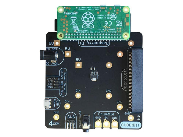 4Tronix Cube:Bit Base for Power, Microbit and Raspberry Pi (Cubebit)