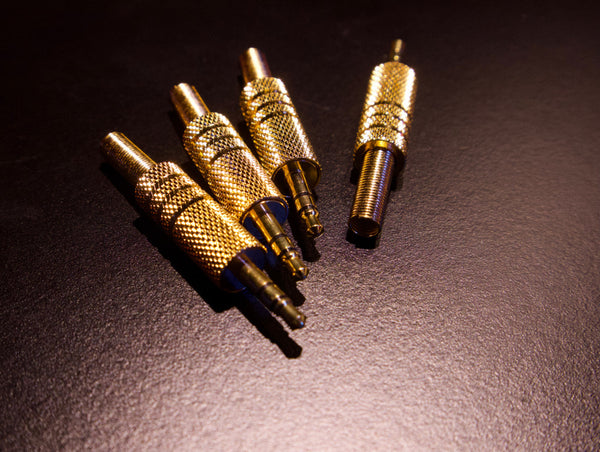 3.5mm Stereo Gold Metal Jack Plug