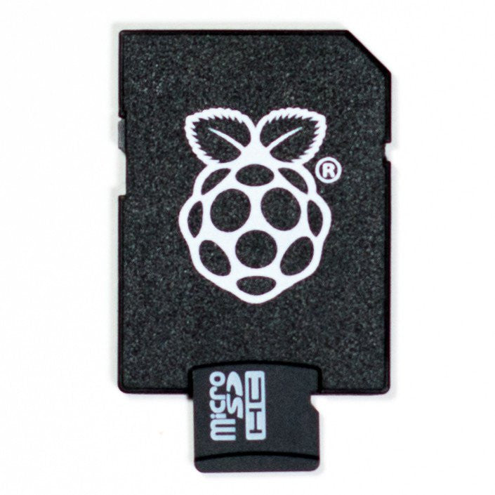 Raspberry Pi NOOBS 8GB microSD Card + SD Card Adaptor