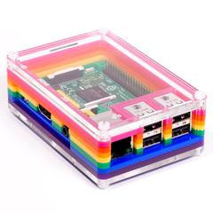 Pibow 3 Case For Raspberry Pi 3B, 2, and B+