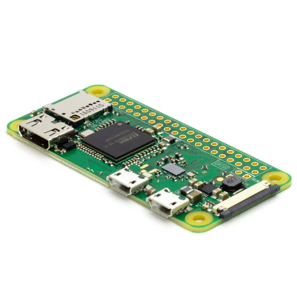 Raspberry Pi Zero W 3/4 view