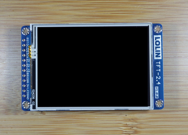 TFT 2.4 Touch Shield V1.0.0 for LOLIN (WEMOS) D1 mini 2.4" inch 320X240 SPI Touch Screen ILI9341 XPT2046