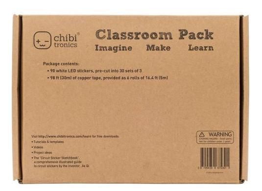 Circuit Stickers (White) Classroom Pack