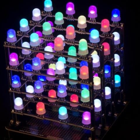 4x4x4 RGB LED Cube