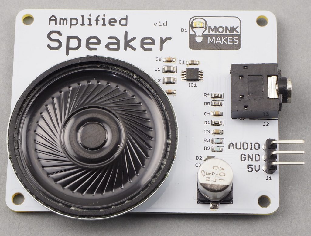 MonkMakes Amplified Speaker