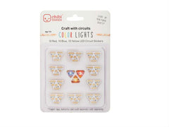 Chibitronics Red, Yellow, Blue MegaPack (30 stickers)