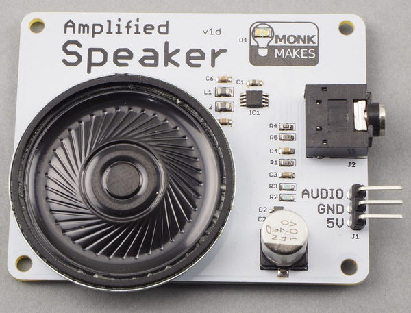 MonkMakes Amplified Speaker Kit for Raspberry Pi