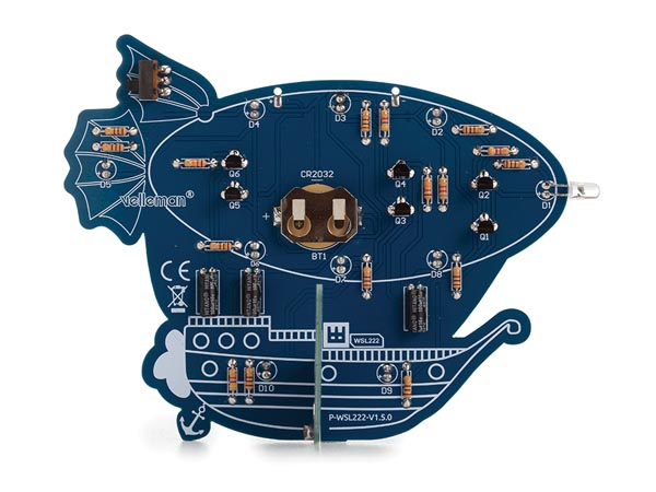 Retro Zeppelin - Educational Soldering Kit