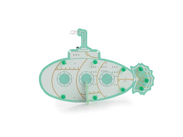 Retro Submarine - Educational Soldering Kit
